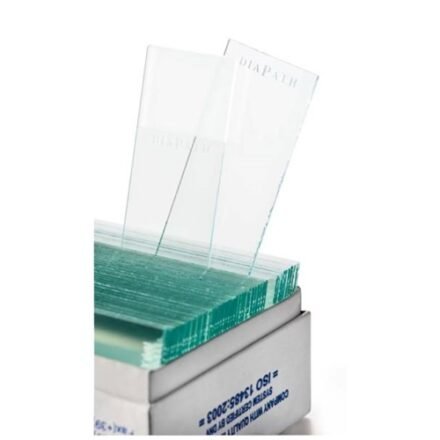 Предметні скельця для мікроскопії, скошений край, матова ділянка для маркування з обох сторін 50 шт.