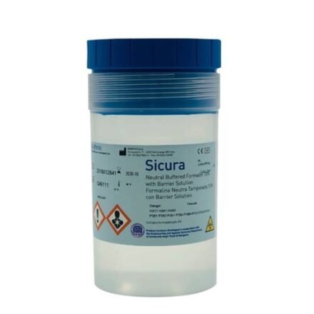Sicura, контейнер, 250 мл., попередньо заповнений 10%  нейтральним забуференим розчином формаліну і бар'єрним розчином 170 мл. , 36 шт.