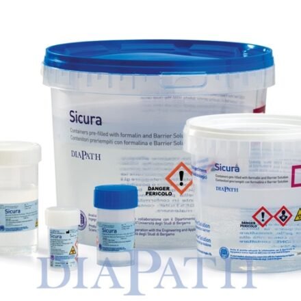Sicura, контейнер, 5 л., попередньо заповнений 10%  нейтральним забуференим розчином формаліну і бар'єрним розчином 3 л.